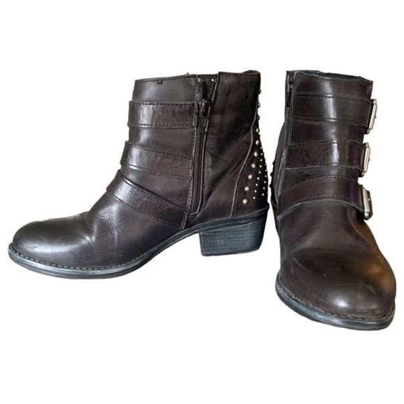 Eric Michael Buckle Booties Size 36 - Picture 2 of 8